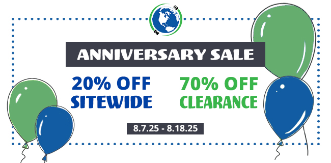 2025 Anniversary Sale - 20% off Sitewide, 70% off Clearance