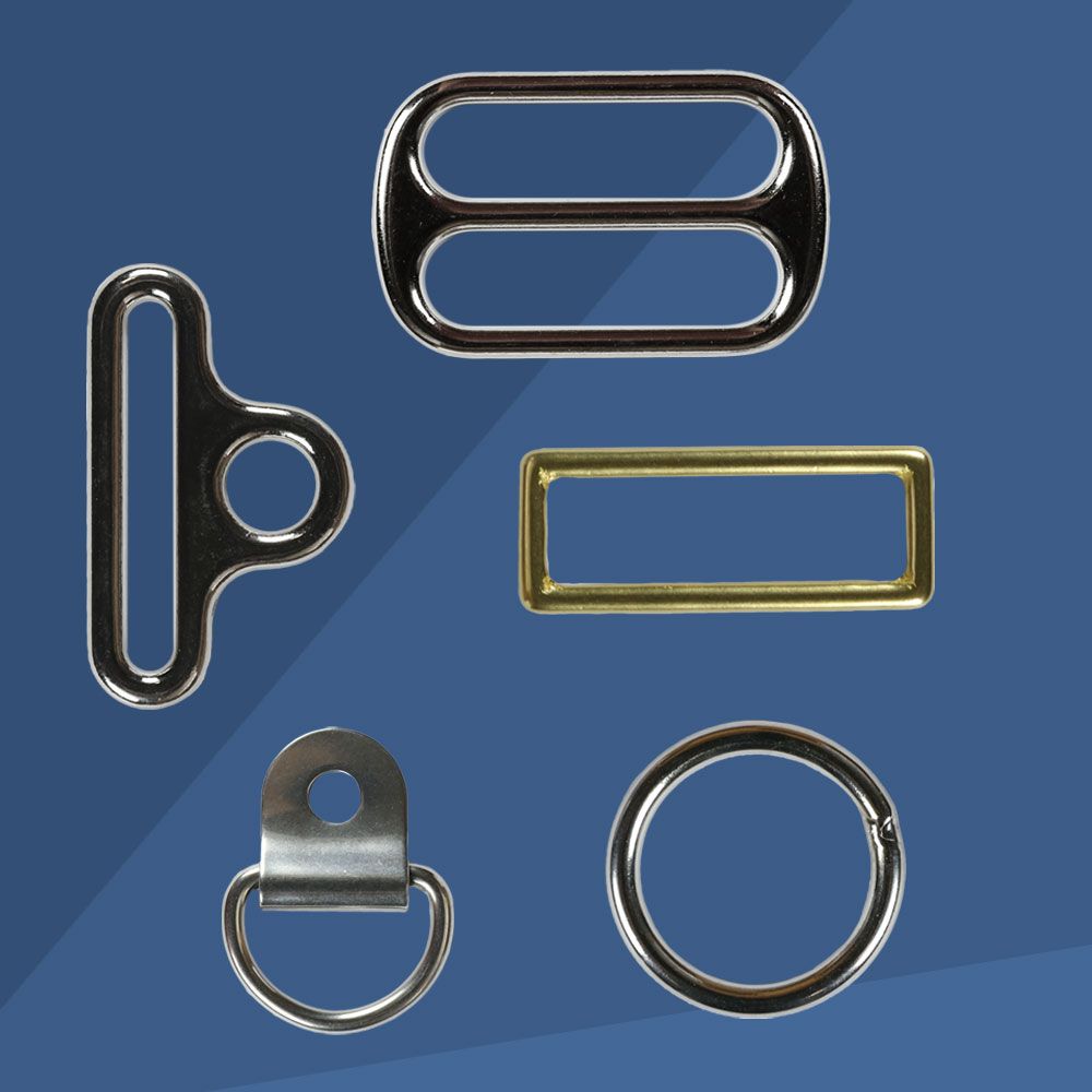 Generic Metal Annular Ring Buckle 2.5 Inside Dia Loop Ring for Strap Keeper Pack of 4