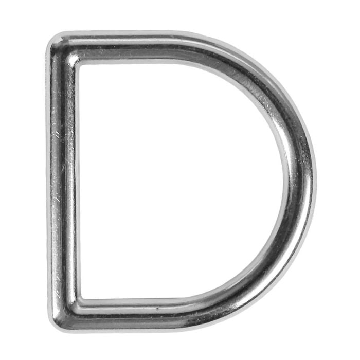 1 Inch Squared Metal D-Ring