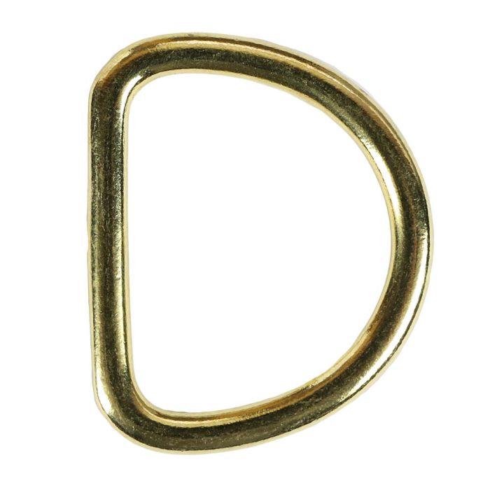 1 1/2 Inch Solid Brass D-Ring