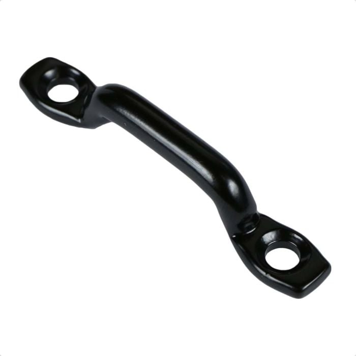 1 Inch Black Plated Metal Footman Loop