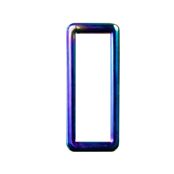 1 1/2 Inch Metal Loop Rainbow Plated