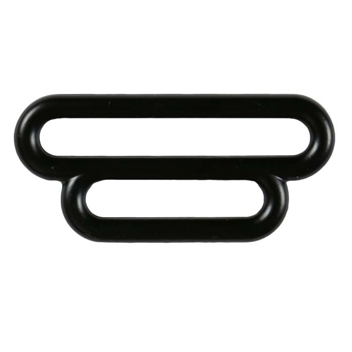 1 1/2 Inch to 1 Inch Black Plated Metal Reducing Loop