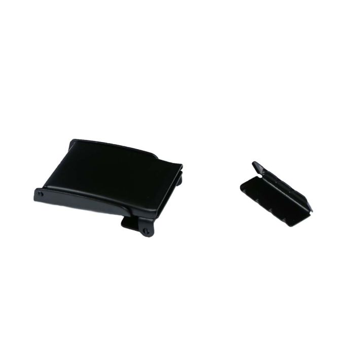 1 1/4 Flip Top Black Plated Metal Military Buckle