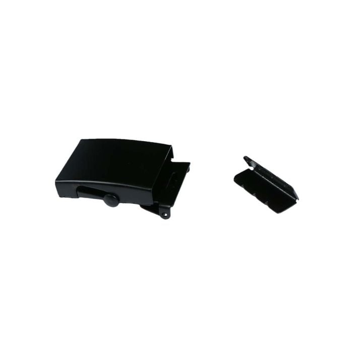 1 1/4 Slide Lock Black Plated Metal Military Buckle