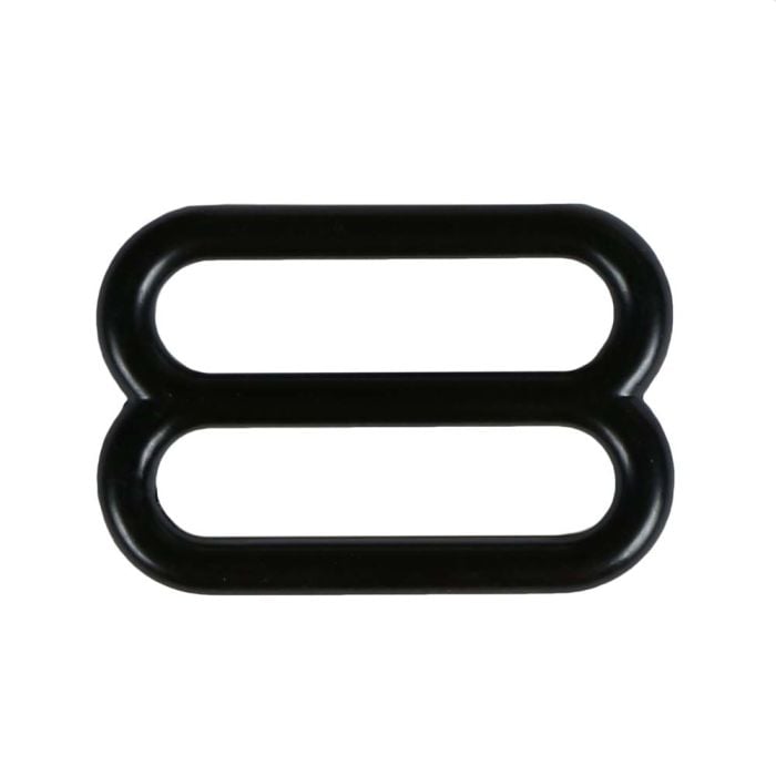 1 Inch Round Black Plated Metal 3-Bar Slide