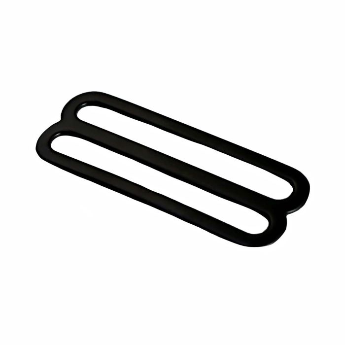 2 Inch Flat Black Plated Metal 3-Bar Slide