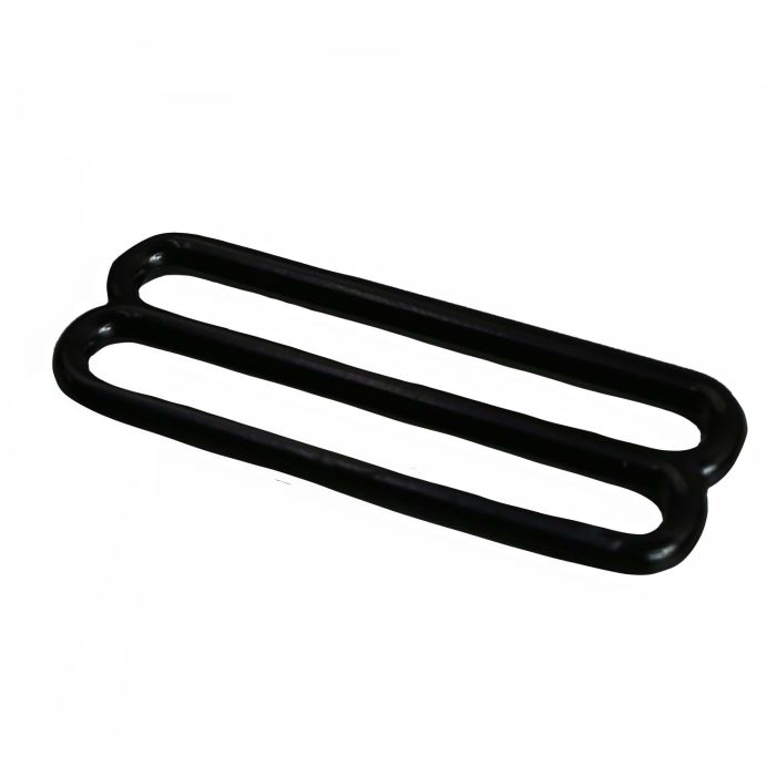 2 Inch Round Black Plated Metal 3-Bar Slide