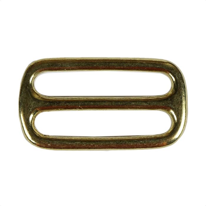 1 1/2 Inch Cast Flat Solid Brass 3-Bar Slide