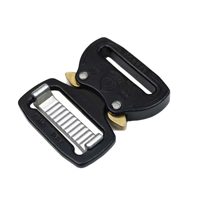 1 Inch Metal COBRA FM Buckle Gloss Black