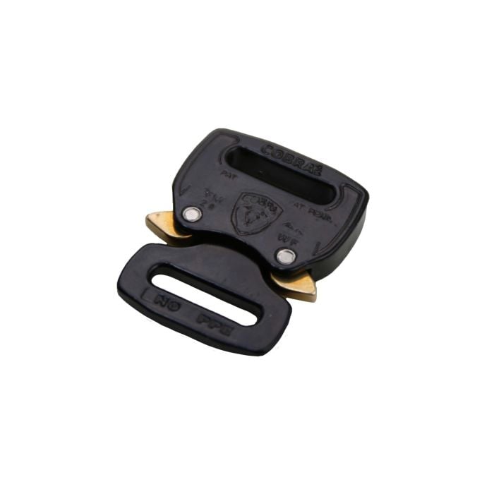 3/4 Inch Metal COBRA FM Buckle Non-Adjust Gloss Black