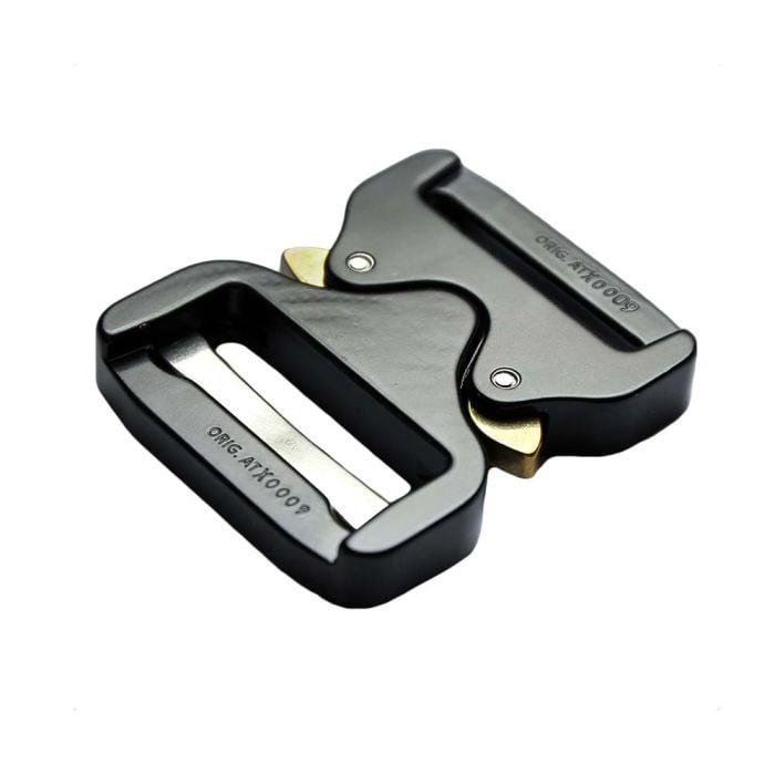 1-1/2 Inch Metal COBRA Buckle Gloss Black