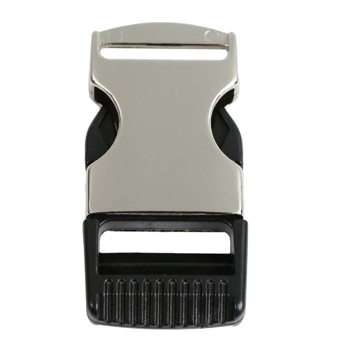 3/4 Inch Plastic/Metal Hybrid Buckle