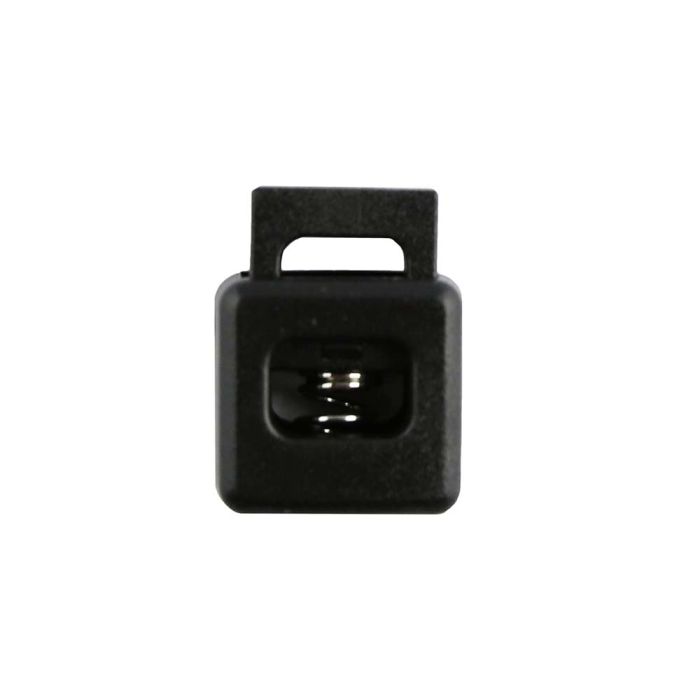 Black Block Style Plastic Cord Lock