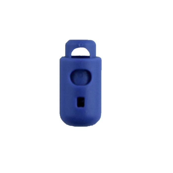 Pacific Blue Round Barrel Style Plastic Cord Lock