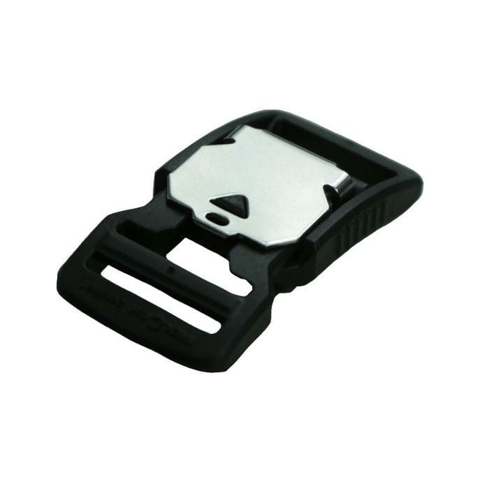1 Inch Metal/Plastic Fidlock Magnetic Top Release Buckle Black