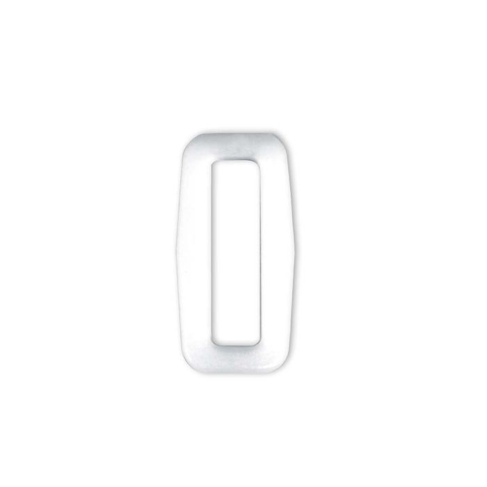 3/4 Inch Plastic Loop White