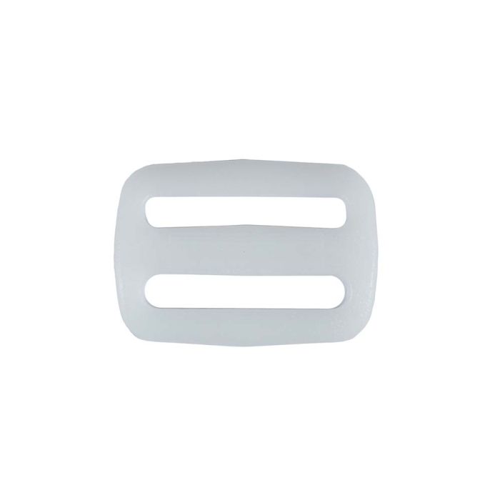 1 Inch Plastic 3-Bar Slide White