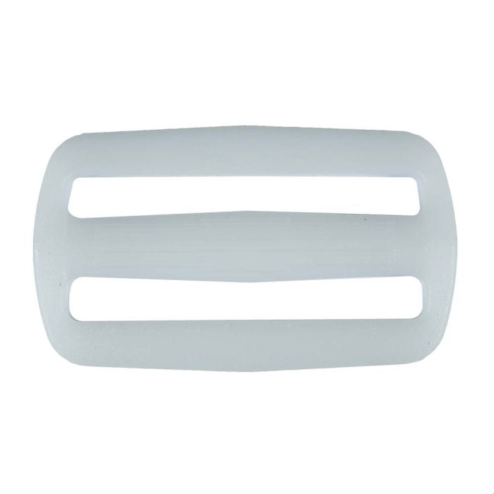 2 Inch Plastic 3-Bar Slide White