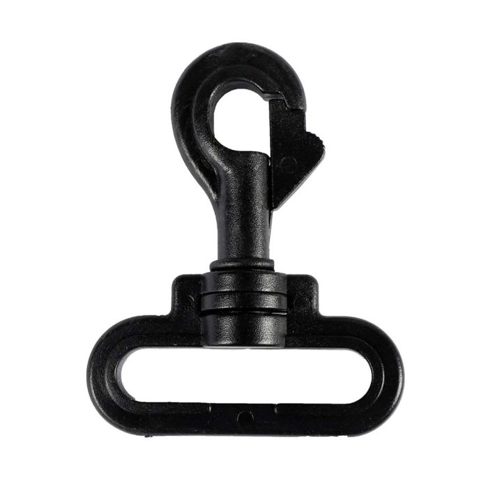 1 1/2 Inch Plastic Bolt Snap Black
