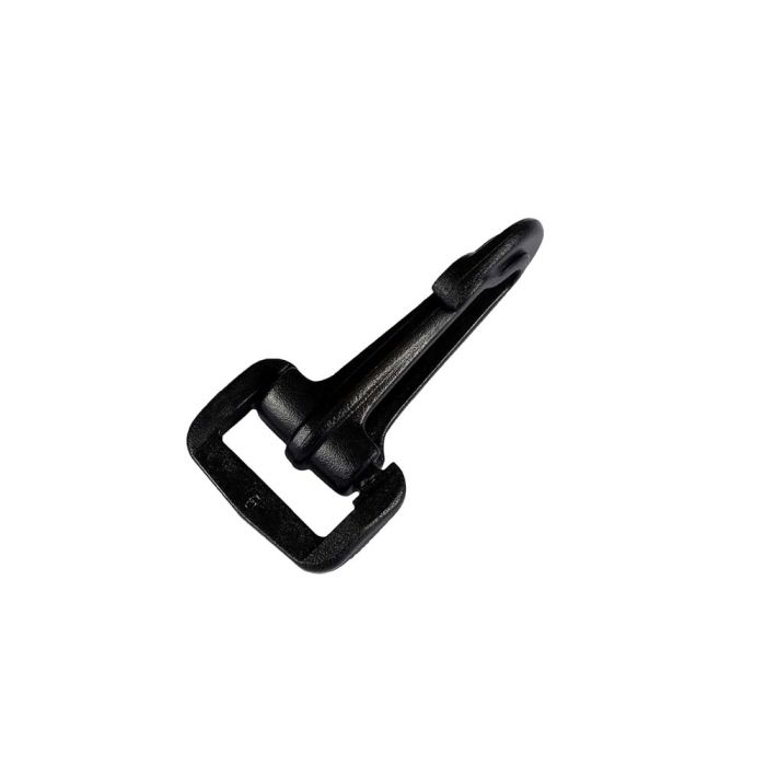 3/4 Inch Plastic Swivel Snap Hook Black
