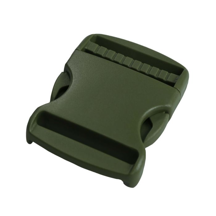 2 Inch Plastic Side Release Buckle Single Adjust Olive Drab