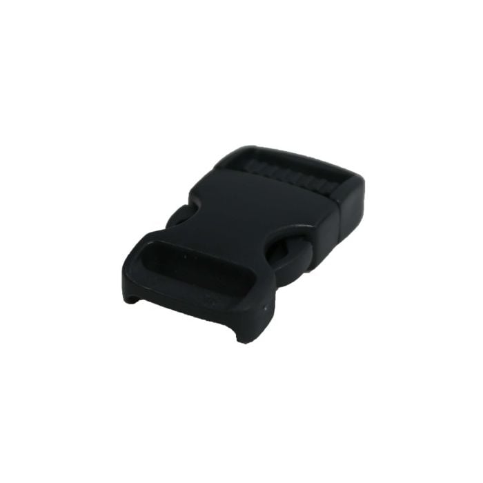 3/4 Inch Plastic Side Release Buckle Single Adjust Charcoal
