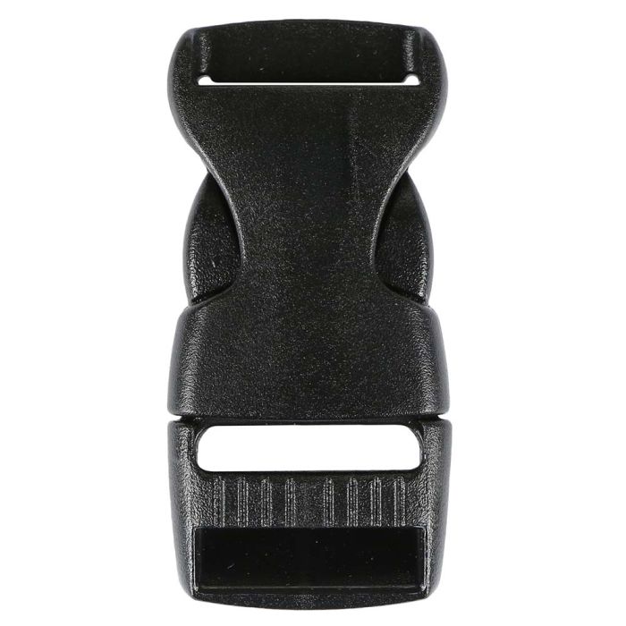 3/4 Inch Plastic Side Release Buckle Single Adjust Nexus Black