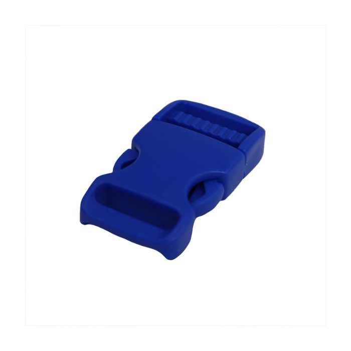 3/4 Inch Plastic Side Release Buckle Single Adjust Pacific Blue