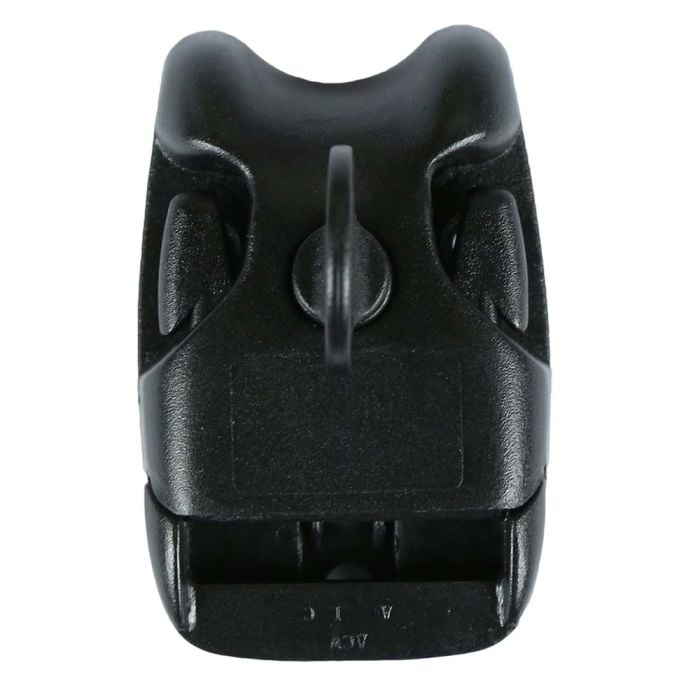 1 Inch Plastic Lock & Key Locking Side Release Buckle No Adjust Black