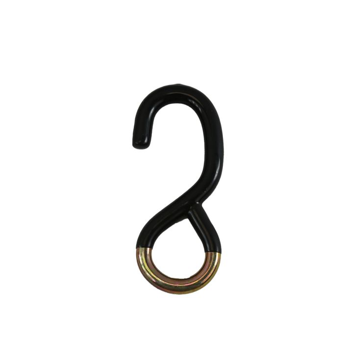 Clearance Vinyl Coated Safety Hook  w/ Uncoated Webbing Loop