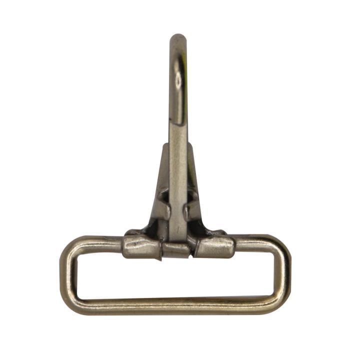 1 1/2 Inch Clearance Metal Fixed Swivel Snap Hook Powder Coated Brass Translucent