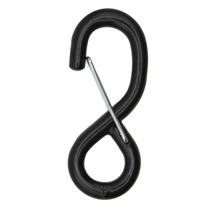 Clearance Vinyl Coated Safety S-Hook with Chrome Gate
