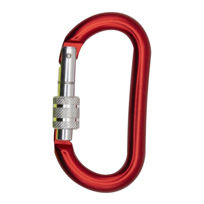 Clearance Locking Carabiner Red 