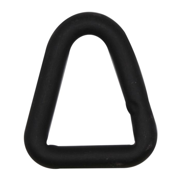 1 Inch Clearance Metal Delta D-Ring Black Plated
