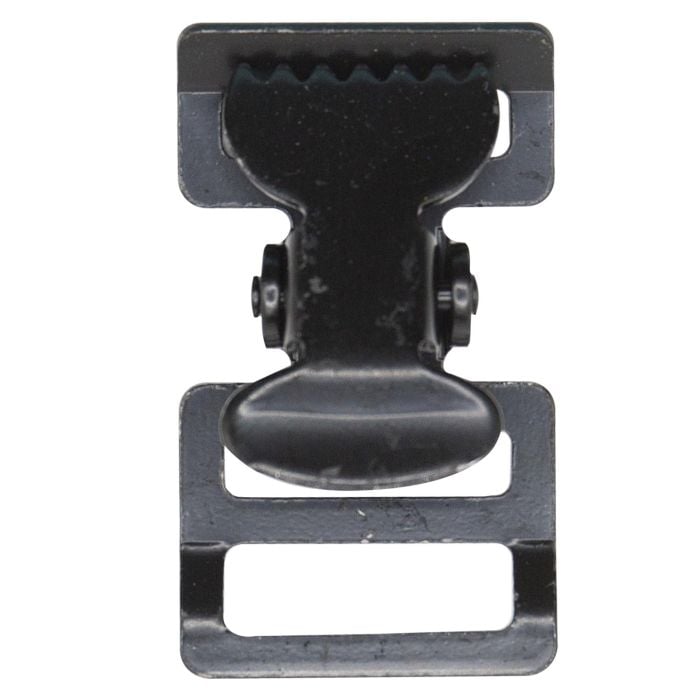 1 Inch Clearance Spring Buckle Black Plated