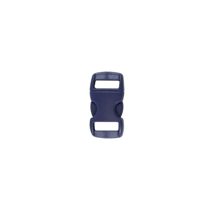 3/8 Inch Clearance Plastic Side Release Buckle Single Adjust  Steel Blue