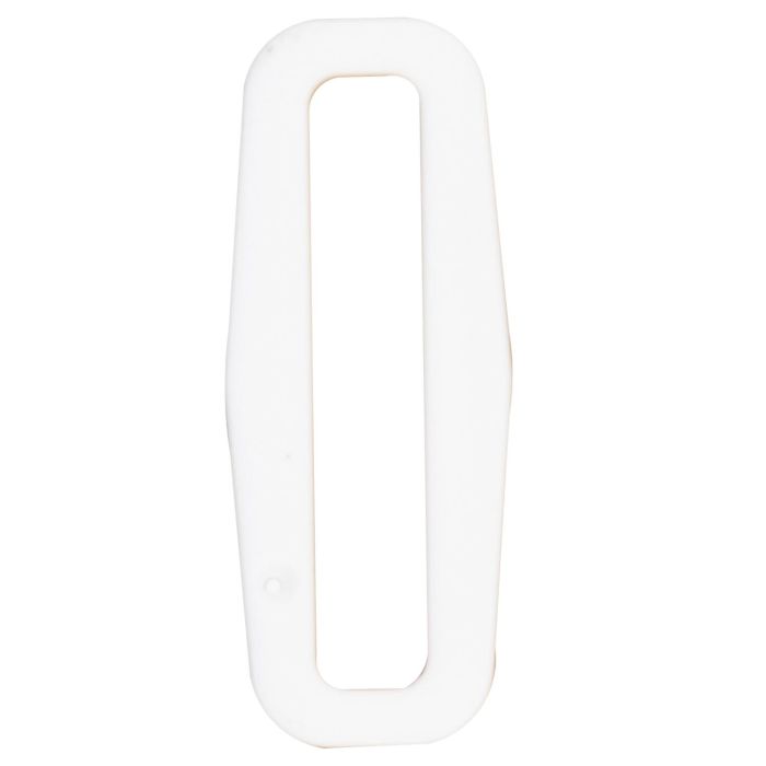 1 1/2 Inch Plastic Loop White