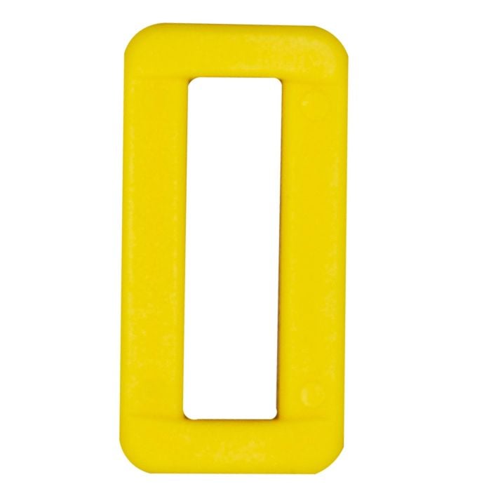 1 Inch Plastic Loop Yellow