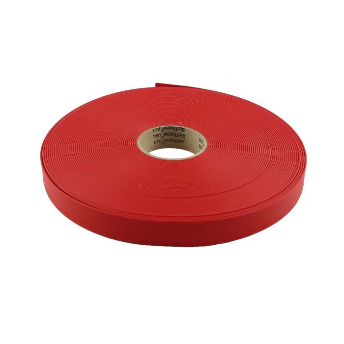 1 Inch BioThane Beta 520 Adjustable Cherry Red