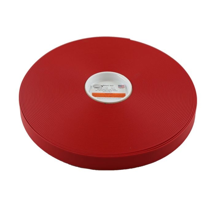 3/4 Inch BioThane Beta 520 Adjustable Cherry Red