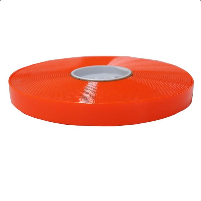 1 Inch Biothane Hot Orange Translucent