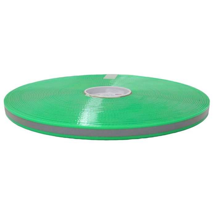 3/4 Inch Biothane Hot Green Reflective