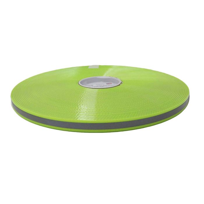 3/4 Inch Biothane Hot Yellow Reflective
