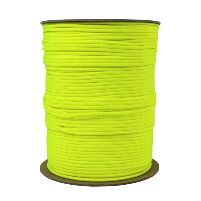1/8 Inch Parachute Cord - Hot Yellow