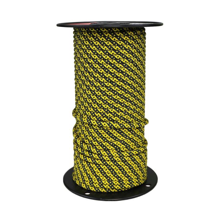 6mm Prusik Cord - Yellow Pattern