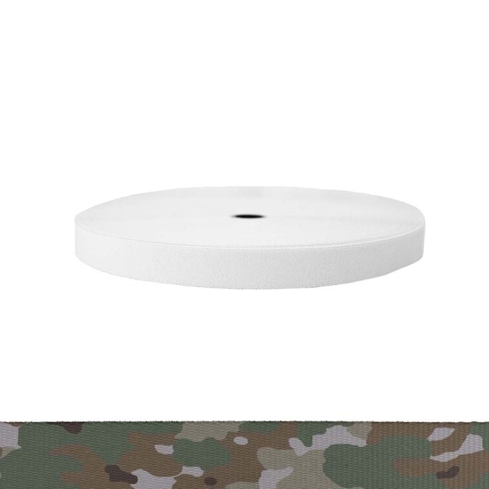 1 Inch Sublimated Elastic Camouflage Quadra
