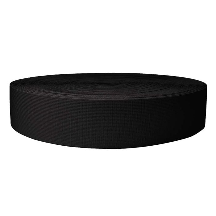2 Inch Sublimated Elastic Black