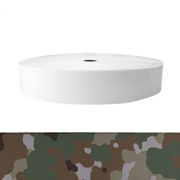 2 Inch Sublimated Elastic Camouflage Quadra