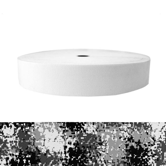 2 Inch Sublimated Elastic Camouflage Digital Winter